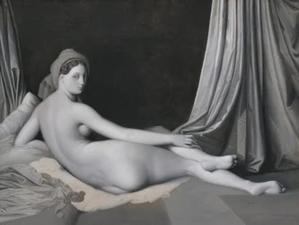 Odalisque in Grisaille, ca. 1824-34