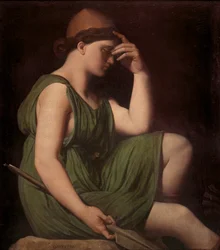 Odysseus, studie voor de Apotheose van Homerus, c.1850