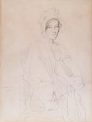 Portret van Marie Marcoz, later Vicomtesse de Senonnes de Senonnes, 1813