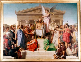 De Apotheose van Homerus, 1827