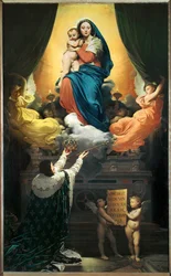 De gelofte van Louis XIII (schilderij op doek)