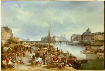 Uitzicht op de haven Saint Nicolas