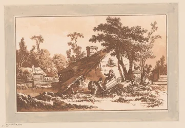 Spelende kinderen op een boerderij