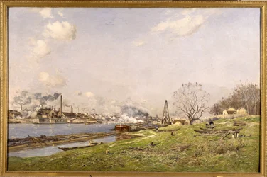 De Seine bij Conflans-Charenton