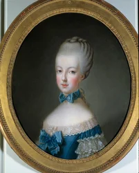 Portret van Marie Antoinette, Koningin van Frankrijk. Schilderij door Jean Baptiste Charpentier