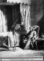 De dood en het sterven (gravure)