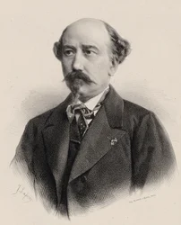 Portret van de componist Aimé Maillart 1817-1871