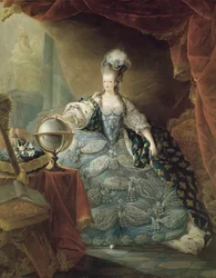 Portret van Marie Antoinette (1755-93) koningin van Frankrijk, 1775