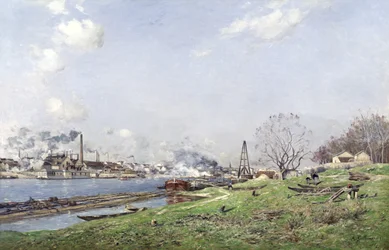 De Seine bij Conflans-Charenton, 1892