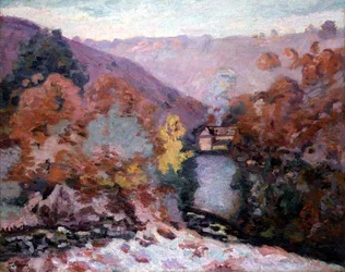 Landschap bij La Creuse, Bretagne, c.1910