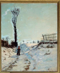 Pad hol, sneeuweffect