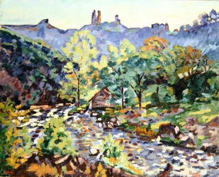 Ruïnes van het kasteel, Crozant, ca. 1905