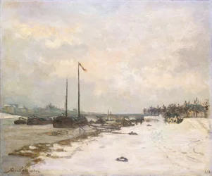 De kade van de Seine in de omgeving van Parijs, 1873