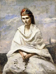 Een Jonge Griek met een Witte Sjaal, c.1868-70