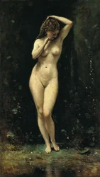 Diana badend bij de fontein