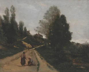 Frans: Gouvieux, près Chantilly. Pad naar boven