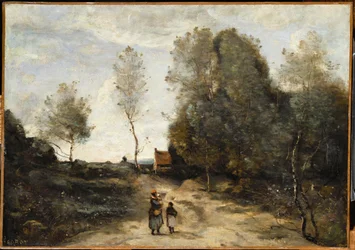La route, De weg (schilderij op doek)