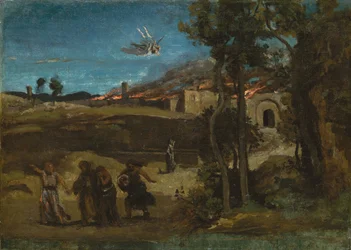 Studie voor De vernietiging van Sodom