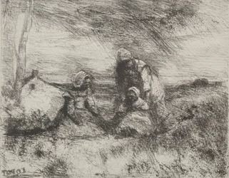 Het Kleine Zusje, originele indruk 1854, gedrukt in 1921