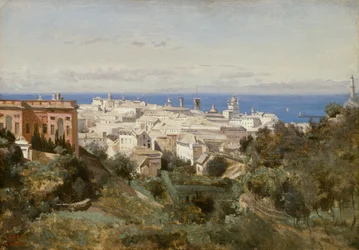 Uitzicht op Genua