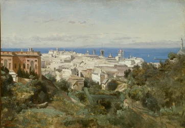 Uitzicht op Genua