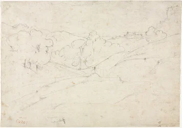 Uitzicht op Marino recto, 1827