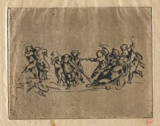 Bacchanaal met Kinderen en Wagen