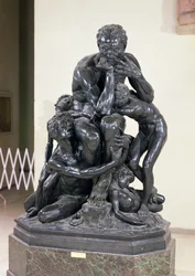 Ugolino en zijn zonen, 1860 (brons)