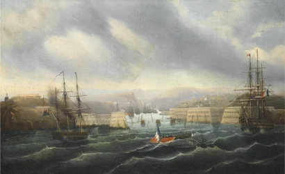 Het beleg van Sebastopol, ca. 1856-1857