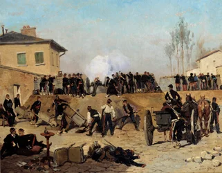 Beleg van Parijs: gevecht in Villejuif op 19/09/1870