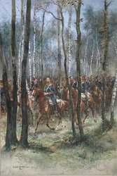 Soldaten te Paard, 1884