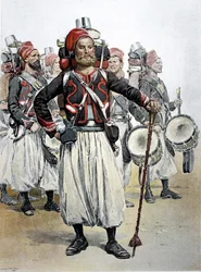 Zouave Tamboer-majoor, Noord-Afrika