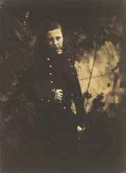 [Jongen in uniform], ca. 1855
