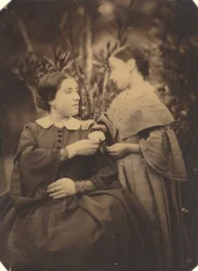 Portret van vrouw en kind