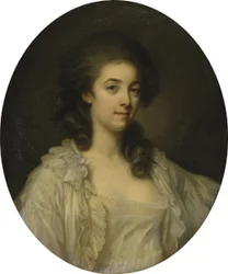 Frans: Portrait de Madame de Champcenetz Portret van Madame de Champcenetz