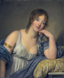 Jeanne Philiberte Ledoux, door Jean-Baptiste Greuze