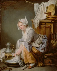 De wasvrouw La Blanchisseuse, 1761