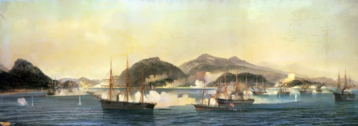 De Tweede Slag bij Shimonoseki, 5 september 1864, 1868