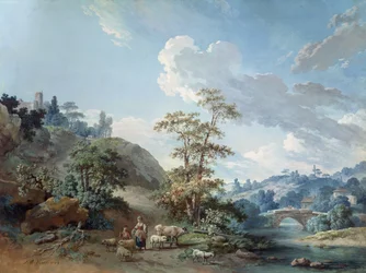 Brug in een vallei, 1778