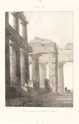 Zijgalerij van een Tempel in Pestum