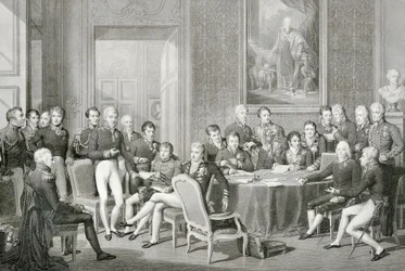 Deelnemers aan het Congres van Wenen in 1814-1815
