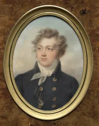Portret van een man, mogelijk Alexander I, Keizer van Rusland, 1814