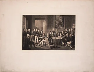 Het Congres van Wenen, c. 1815