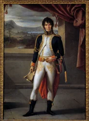 Portret ten voeten uit van Joachim Murat (1767-1815), maarschalk van Frankrijk. 1808. Afmetingen: 0,56 x 0,73 m. Rijsel, Museum voor Schone Kunsten