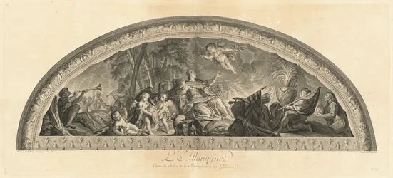 Duitsland, Midden van de Salon van Vrede Tegenover de Galerie [pl. 46]