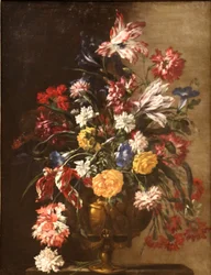 Bloemen in een vaas.