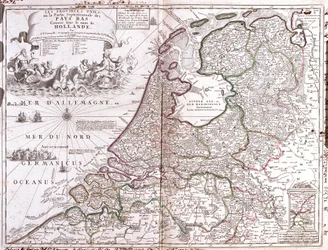 Kaart van Nederland