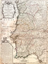 Kaart van het Koninkrijk Portugal
