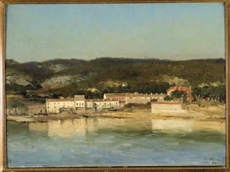 Uitzicht op de stad Carry le Rouet in de Bouches du Rhone
