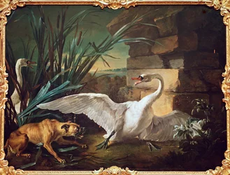 Hond en Zwanen